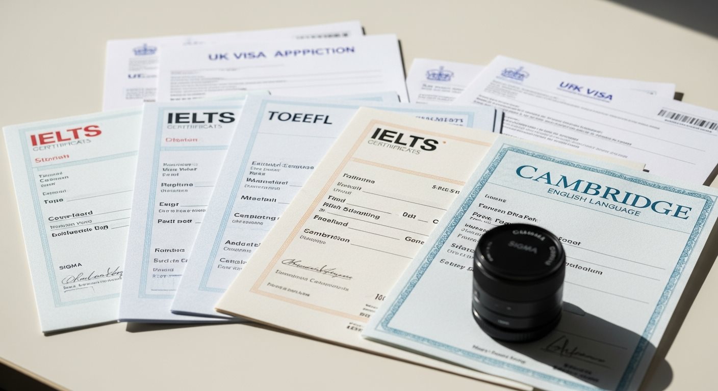 Certificats de langue anglaise IELTS TOEFL Cambridge