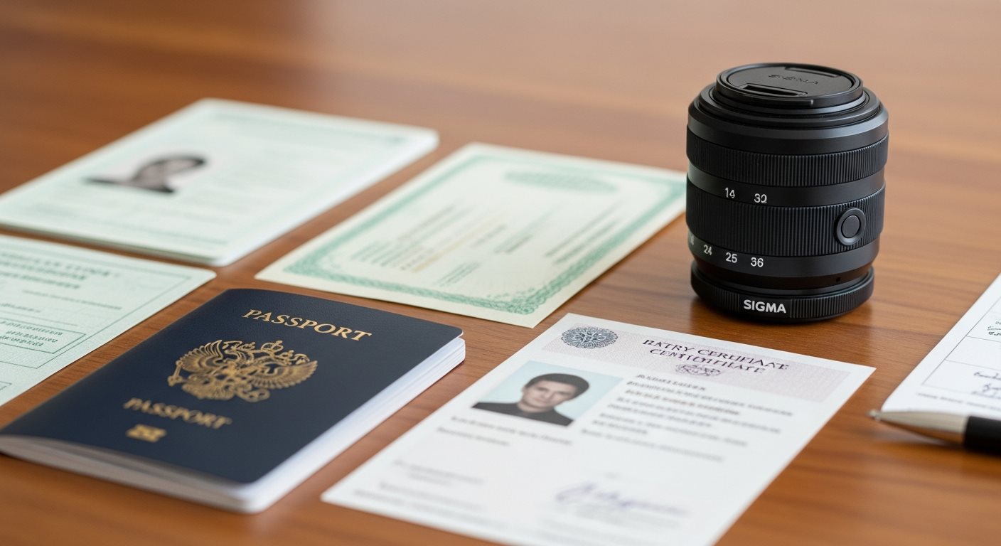 Documents d'identité pour visa anglais