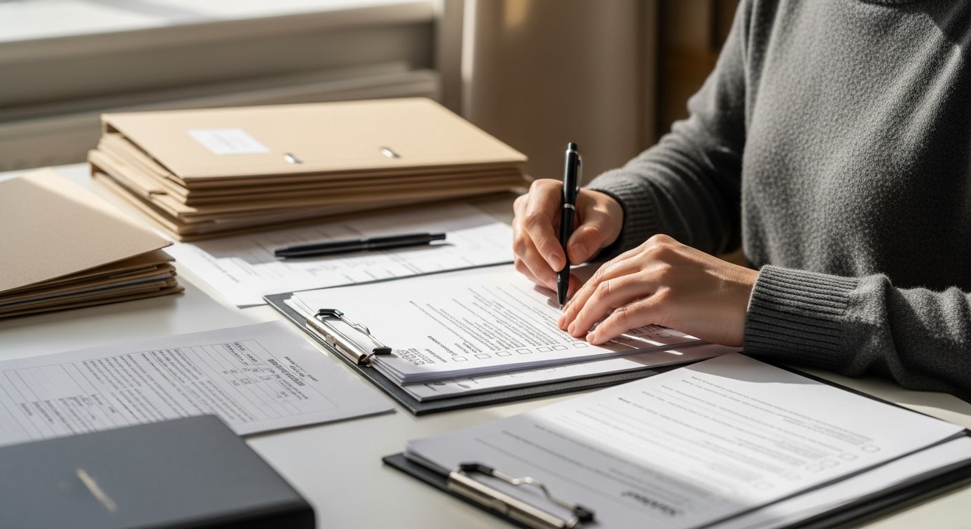 Préparation des documents pour visa britannique